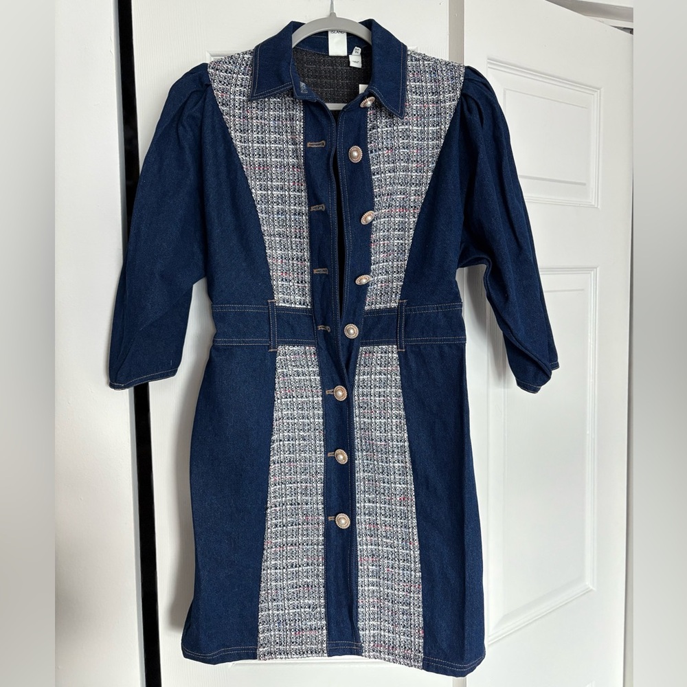 River Island Denim Tweed dress